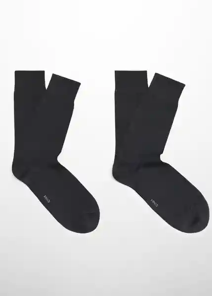 Calcetines Scotbla Negro Talla 42 Hombre Mango