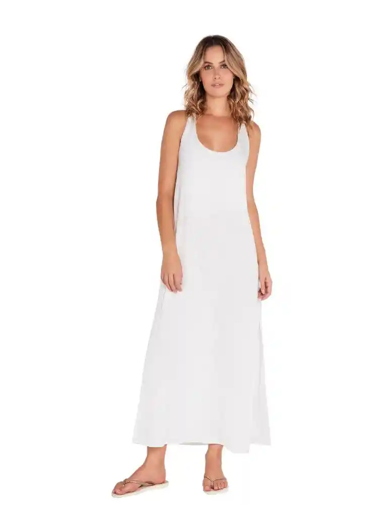 Vestido Largo L-beige