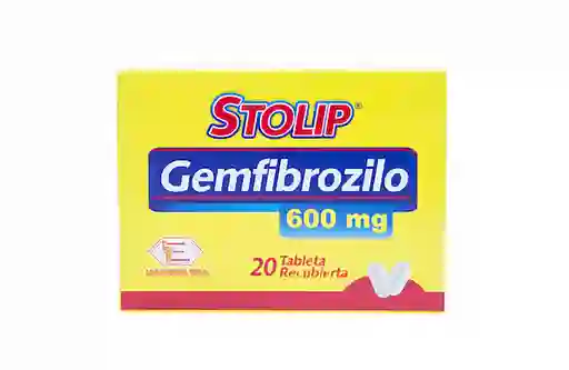 Gemfibrozilo Stolip600 Mg X 20 Tabletas