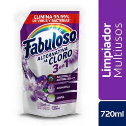 Fabuloso  Limpia Pisosalternativa Al Cloro Lavanda 720Ml