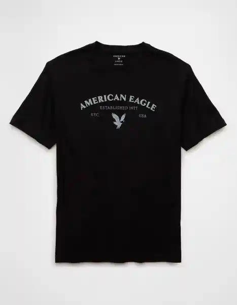 Camiseta Hombre Negro Talla XXL 4819067 American Eagle