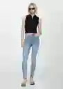 Jean Abby Tejano Medio Talla 46 Mujer Mango