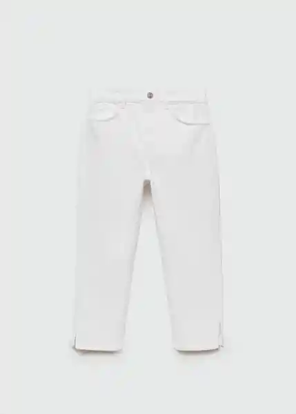 Jean Priscila Blanco Talla 36 Mujer Mango