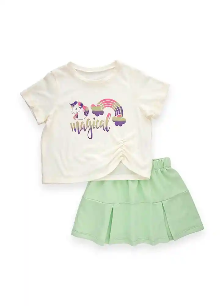 Conjuntocc Corto 3t-ivory