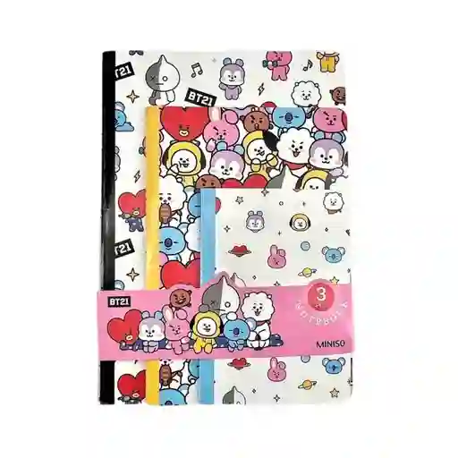 Bt21 Set Libreta Costura B5