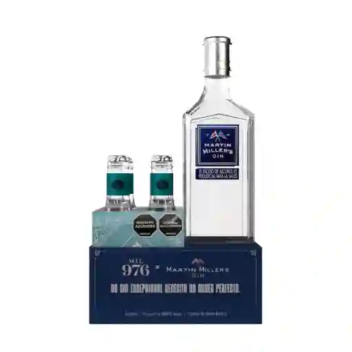 Gin Martin Miller*700ml+gts Mil976 X4