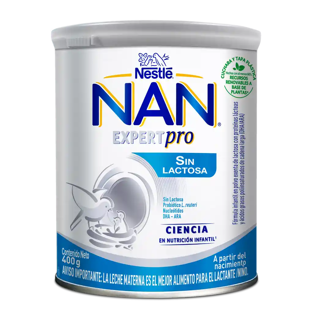 Fórmula infantil NAN EXPERTPRO Sin Lactosa x 400g