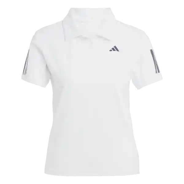 Adidas Camiseta Polo Club Para Tenis de Mujer Blanco Talla XS