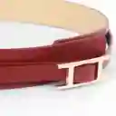 Cinturón Hebilla H Roja Fuera de Serie