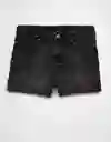Short Mujer Negro Talla 10 8214167 American Eagle