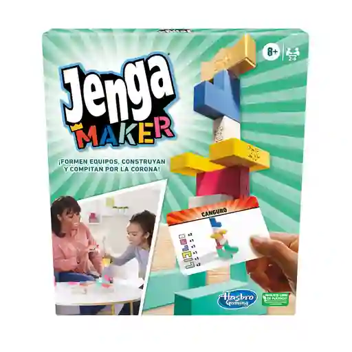 Hasbro Gaming Juego de Mesa Jenga Maker