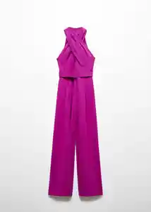 Enterizo Mono Julia 2 Morado Talla S Mujer Mango