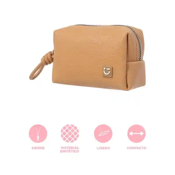 Monedero Con Nudo Khaki Serie Miniso