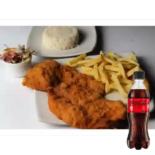 Combo Chuleta de Cerdo Pinino +Cocacola S/az 400ml