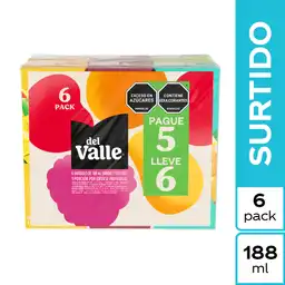 Del Valle Jugo Frutal Surtido 188 mL