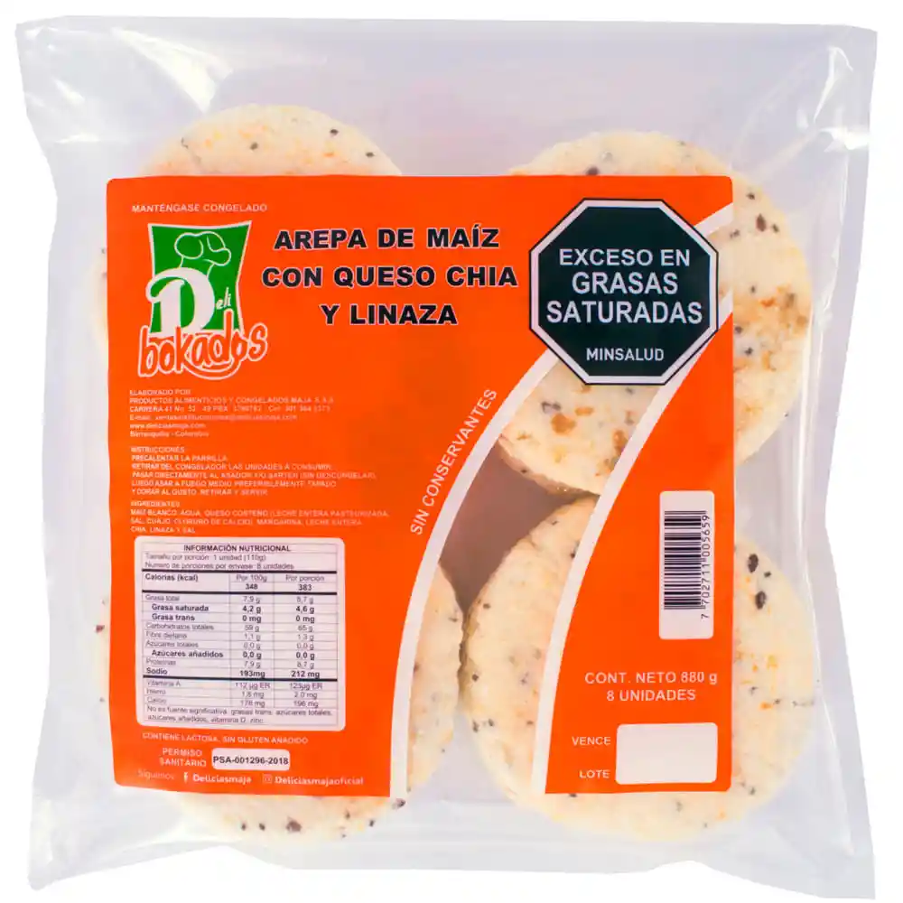 Arepa Delibokado Maiz Qso Chia Lix8