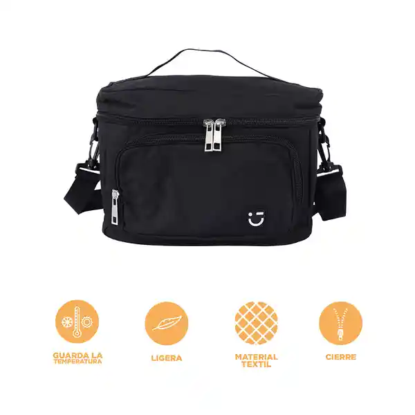 Lonchera Crossbody Serie Negro Miniso
