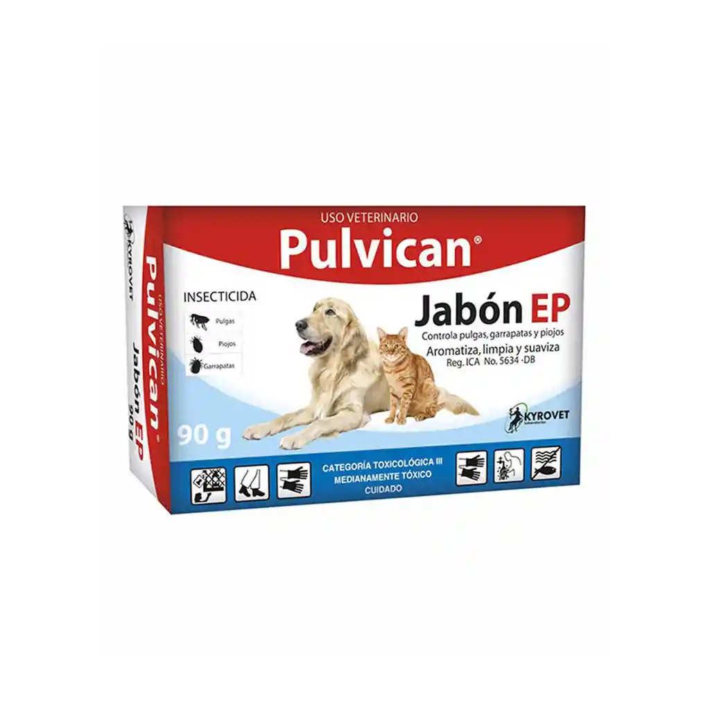 Pulvican Jabón Insecticida para Perros