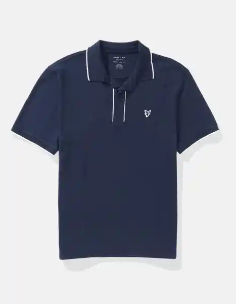 Polo Hombre Azul Talla Medium 4559410 American Eagle