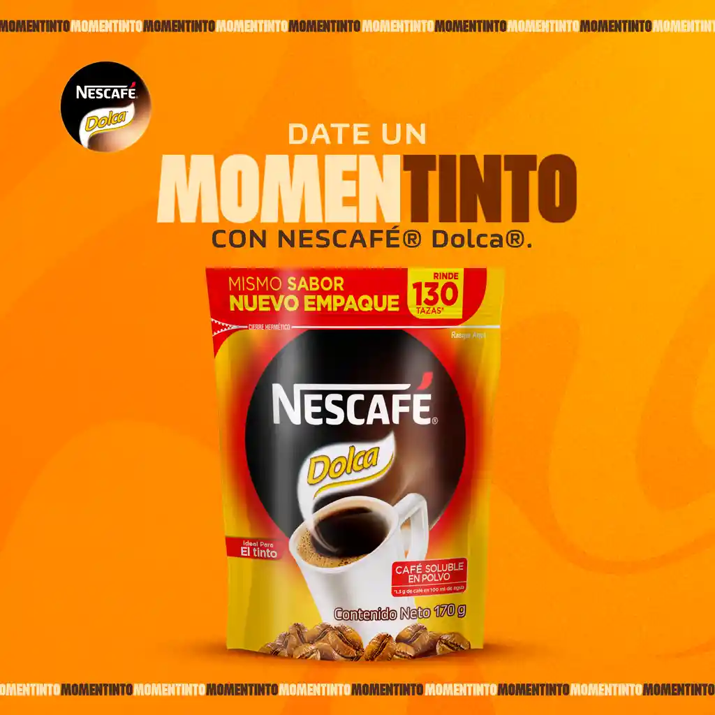 Café soluble NESCAFÉ Dolca x 47g