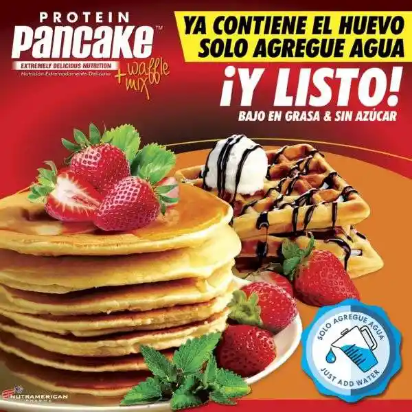 Nutramerican Mezcla Pancake Con Proteína Original