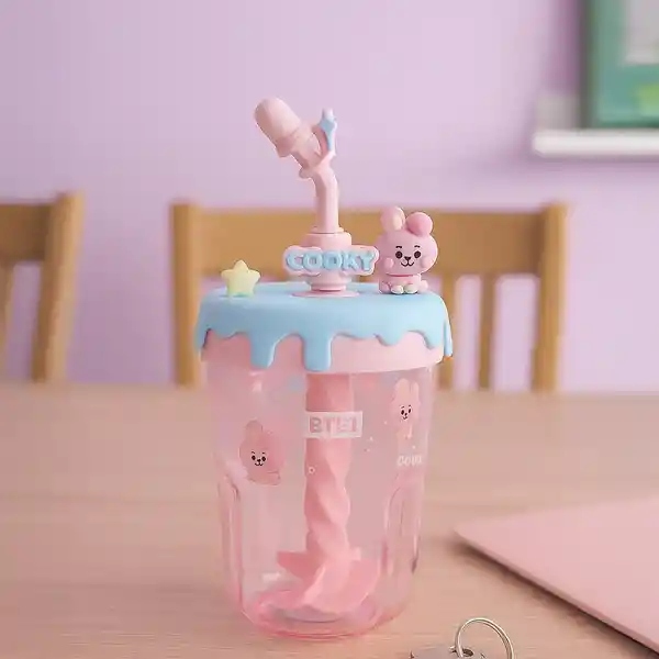 Vaso Pitillo Para Mezclar Baby Cooky 560 mL Serie Bt21 Miniso