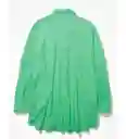 Camisa Mujer Verde Talla Medium American Eagle