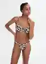 Braga Funky Negro Talla S Mujer Mango