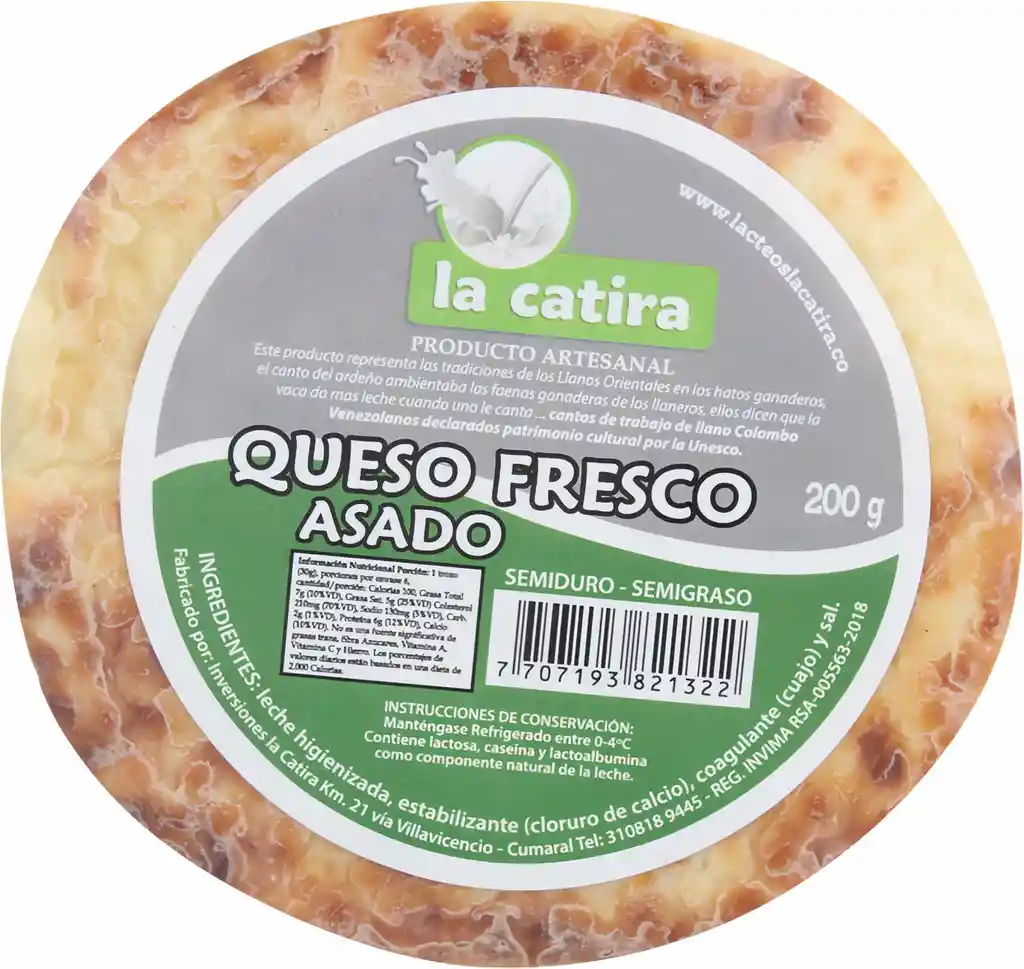 La Catira Queso Asado
