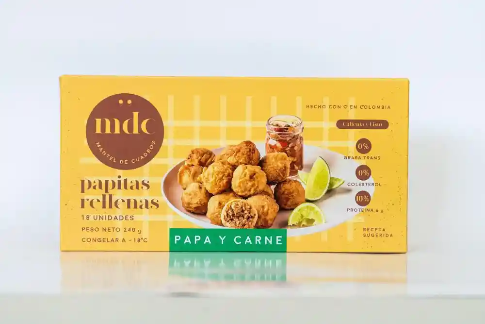 Mantel de Cuadros Papas Rellenas