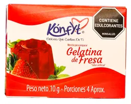 Konfyt Mezcla Para Preparar Gelatina de Fresa Sin Azúcar