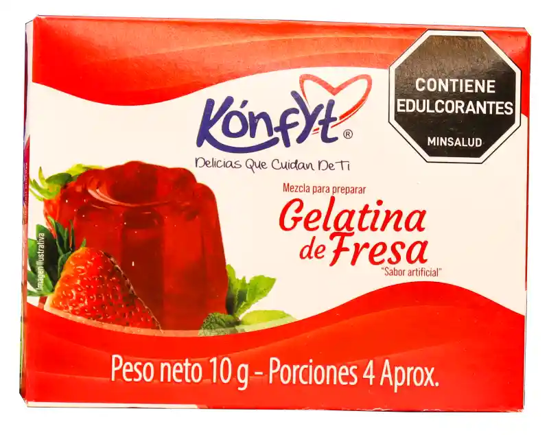Konfyt Mezcla Para Preparar Gelatina de Fresa Sin Azúcar