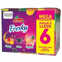 California Jugo Fresky Sabor Surtido