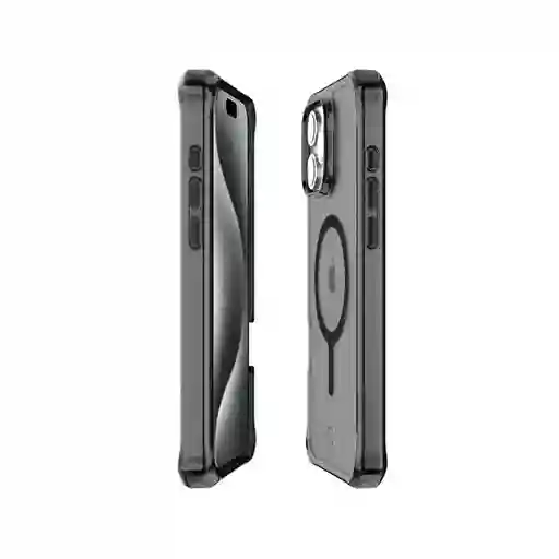 ItSkins Case Hybrid R Vapor Para iPhone 16 Pro Max Negro