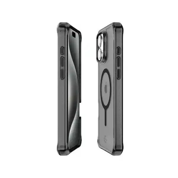 ItSkins Case Hybrid R Vapor Para iPhone 16 Pro Max Negro