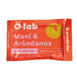  O-Lab Barra de Proteína de Maní Mantequilla y Jalea