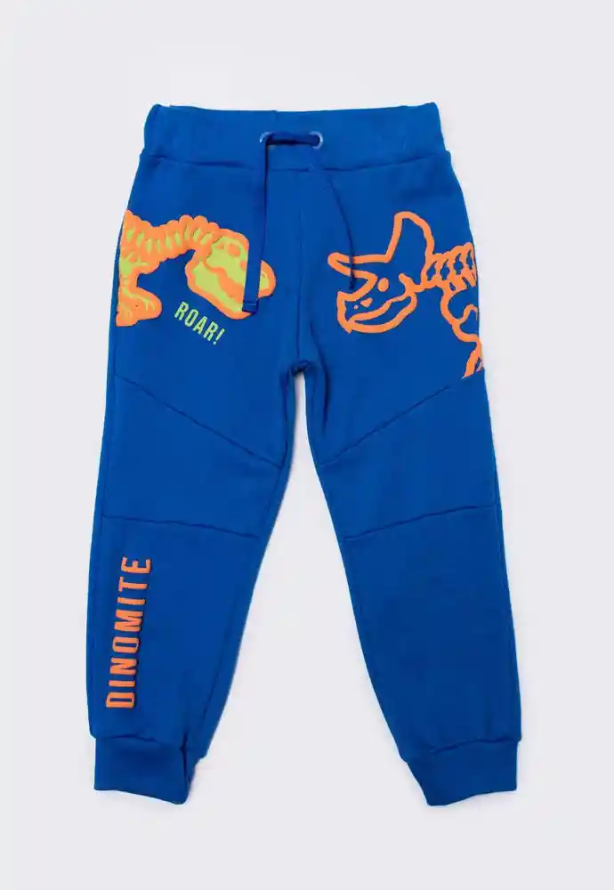 Pantalon 3/6 Meses-azul Oscu