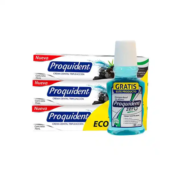 Crema Dental Proquident + Enjuague