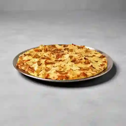 Pizza pollo e pancetta