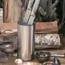 Ambiente Gourmet Bloque Para Cuchillos Cilindro en Acero