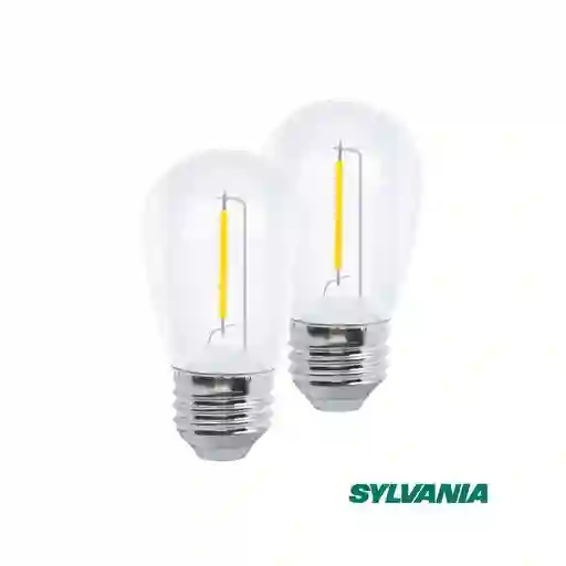 Set X 2 Led Vintage 1w Sylvania 1 P40284-19