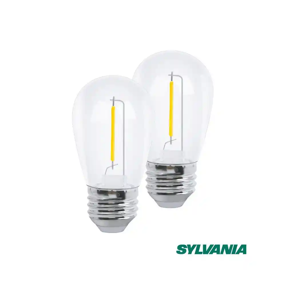 Set X 2 Led Vintage 1w Sylvania 1 P40284-19