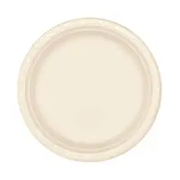 Platos Deluxe Oxo 9 Pulgadas Vainilla Sempertex 7703340397382