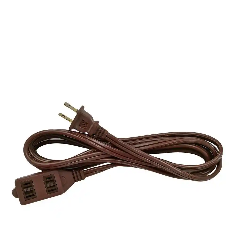 Extension Eléctrica Calibre 14 3 Salidas Café Ferrenovo Fn23403