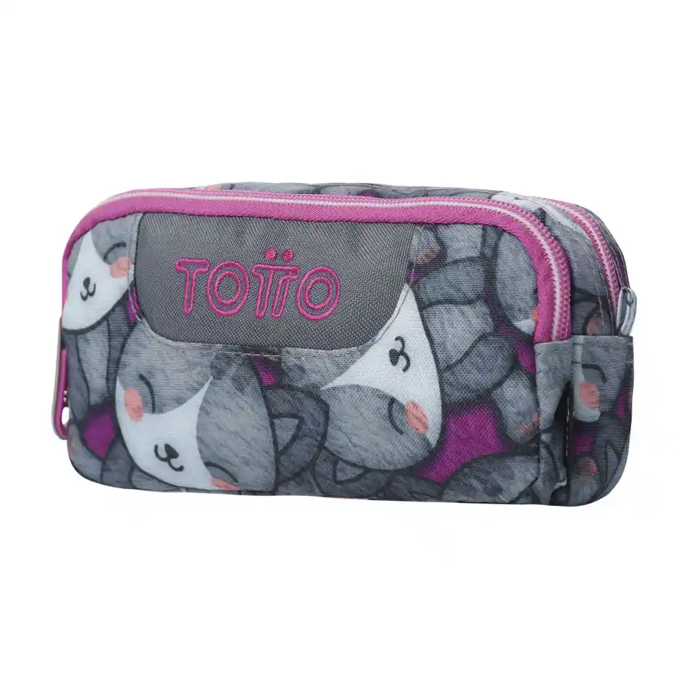 Cartuchera Totto Sobre Gris