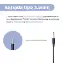 Audífonos 3 Life is For Fun Serie Azul 5 mm Miniso