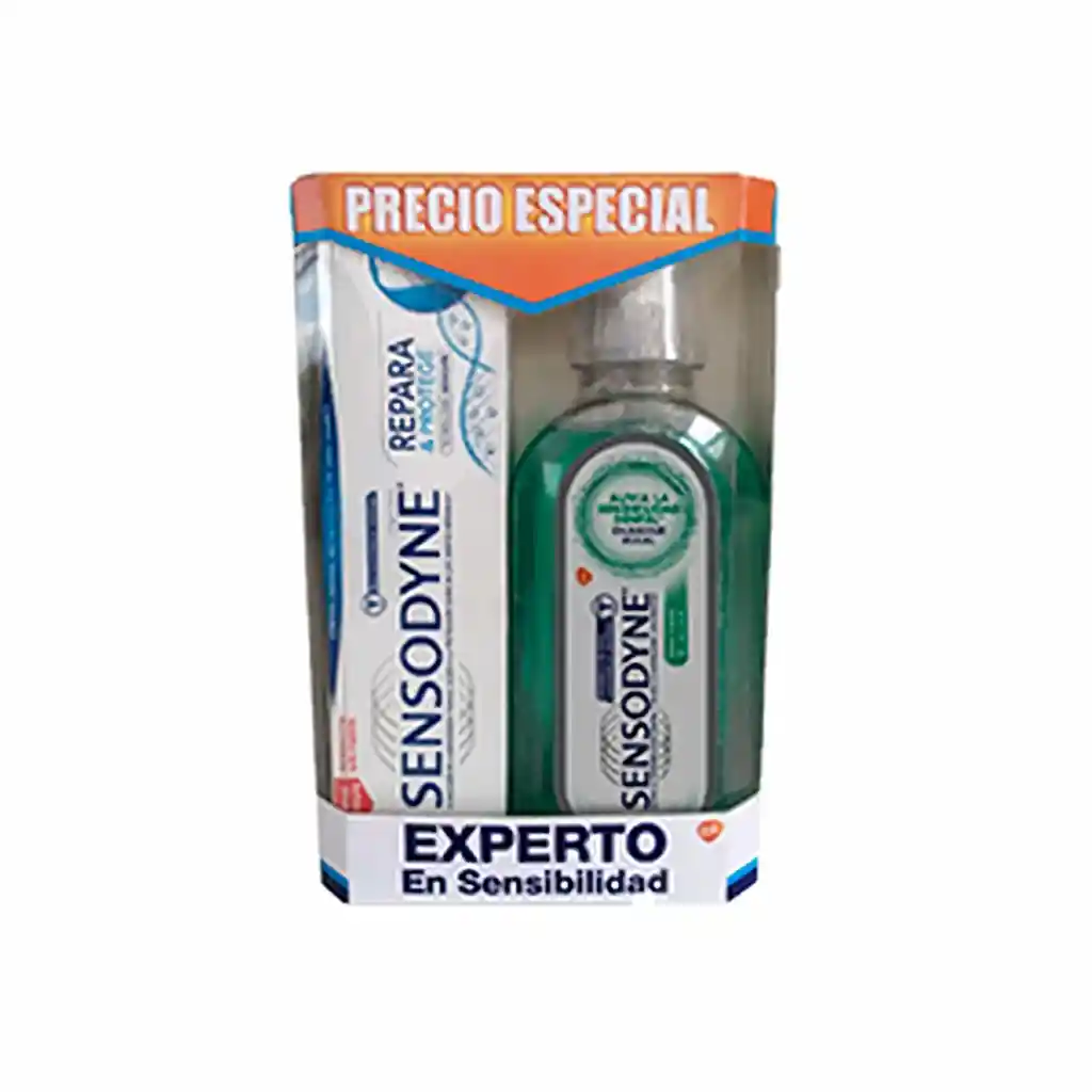 Sensodyne Crema Dental Y Enjuague