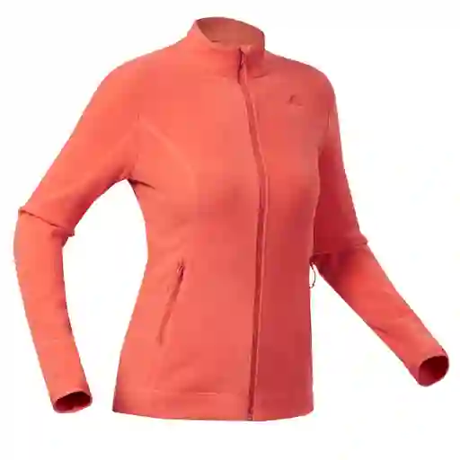Chaqueta Polar De Senderismo Térmica Para Mujer Talla L Naranja
