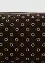 Bolso P Belinda Chocolate Talla 99 Mujer Mango
