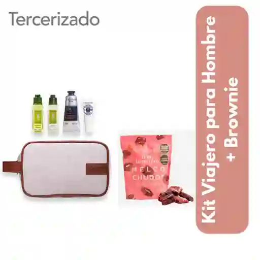 Combo Kit Viajero para Hombre + Mini Brownie Red Velvet